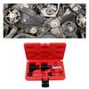 Набор инструментов для регулировки фаз ГРМ, 7 шт., для двигателей с двумя распредвалами верхнего расположения, фиксатор положения коленвала, профессиональный класс, включает кейс для хранения