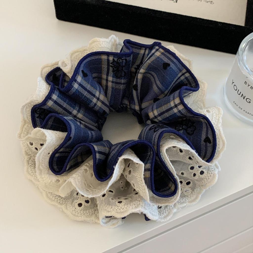 French-Korean Double-Layer Ballet Lace Extra Large Hair Scrunchie