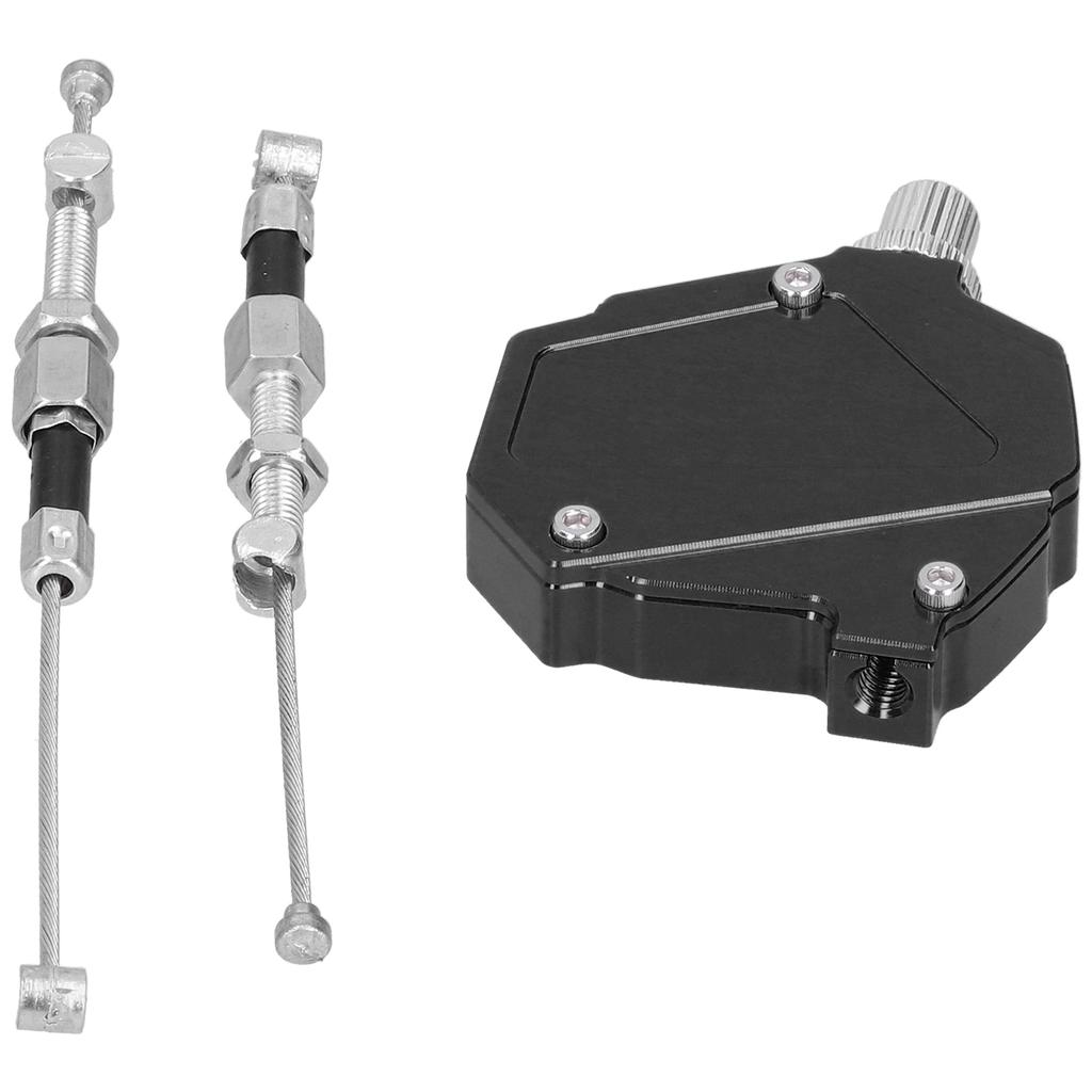 Motorbike Stunt Clutch Pull Cable Lever CNC Aluminum Replacement for Motorcycle Dirt BikesBlack