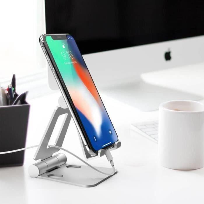 Support de téléphone - WF - WF15052 - Aluminium - Ajustable - Bureau