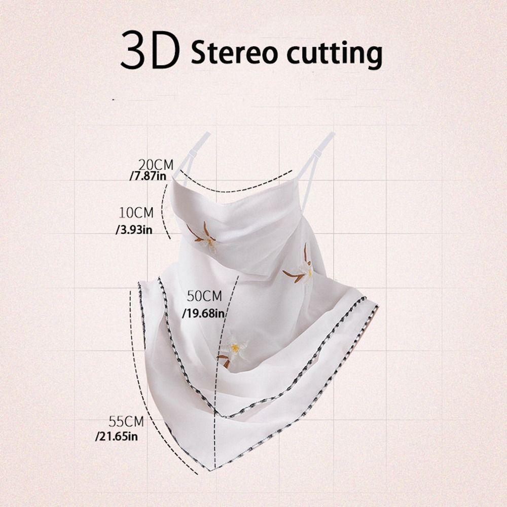 Scarf Fishing Sun UV Protection Unisex Face Cover Triangular Scarf Sunscreen Veil Ice Silk Mask