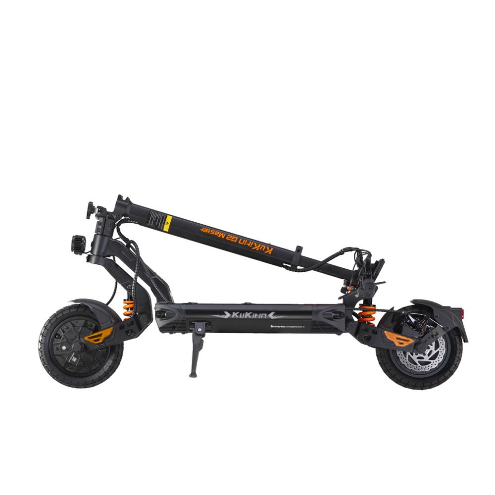 Электросамокат Kukirin G2 Master 2000W с двойным приводом, 52V 20.8Ah, максимальная скорость 60 км/ч, запас хода 70 км, 10" шины, двойной дисковый тормоз, полная подвеска, IP54