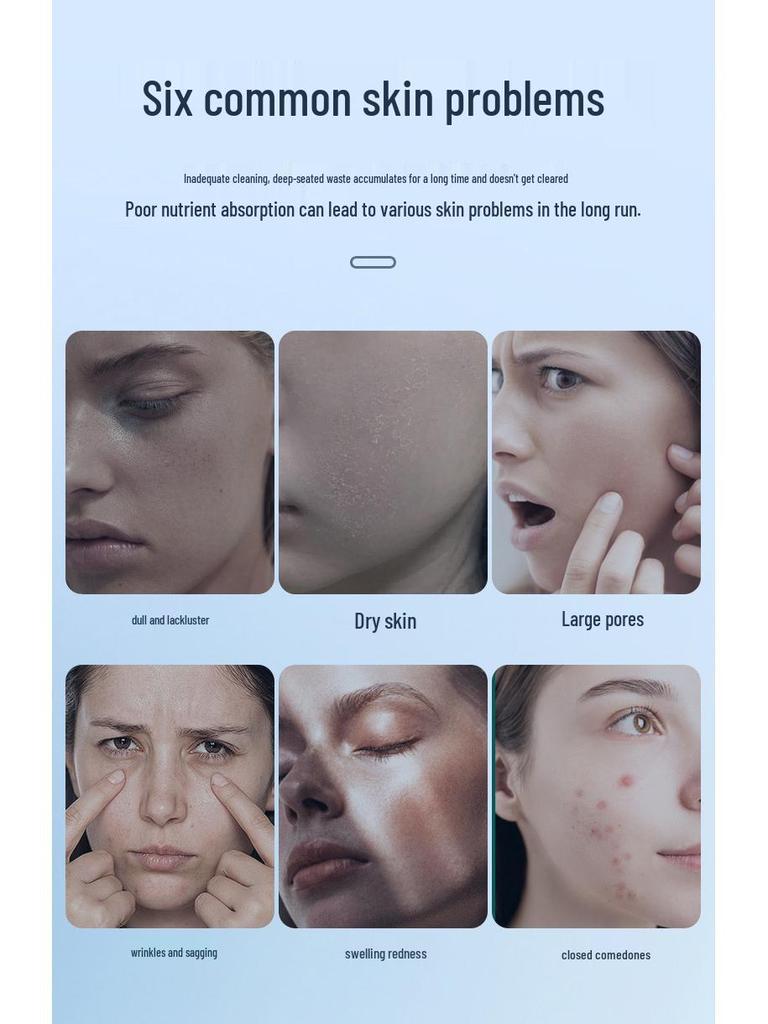 Горячий и холодный ледяной молоток для лица: Минимизатор пор и устройство для светотерапии красным/синим светом