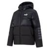 Logo Print Lightweight Warm Hooded Casual Down Jacket Women Jackets Black 678722-01