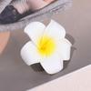 Gift Simulation Women Girl Beach Seaside White Plumeria Hairpin Flower Hair Clip