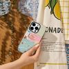 Яркий розовый чехол для телефона для IPhone 16 15 14 13 12 11 X XS XR XSMAX 7 8 Pro Max Plus Двухслойная задняя крышка