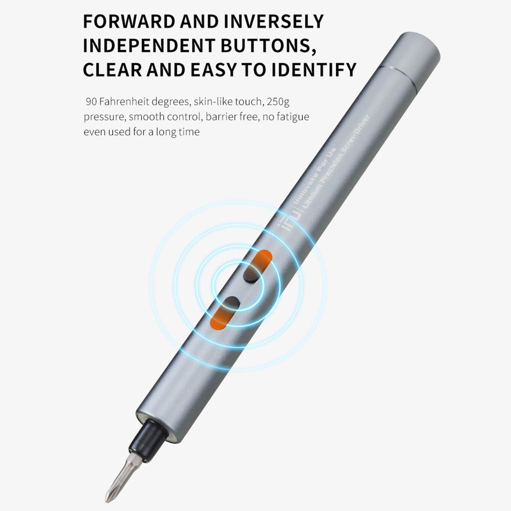 Набор литиевых электрических отверток iFu D2Plus, мини-портативная мощная/ручная отвертка, ремонт бит