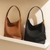 Top-grain Leather, Button-down, Mother, Wandering, Foreskin, Women's Bag, Commuting, Large-capacity, High-end, Single-shoulder Crossbody Bag