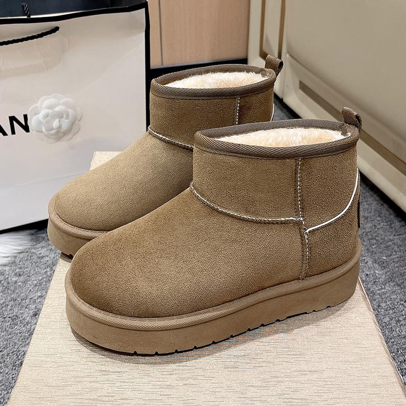 Новые хлопковые туфли на платформе женские универсальные зимние ботинки женская верхняя одежда зимние новые утепленные хлопковые туфли