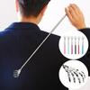 Extendable Stainless Steel Ghost Hand Back Scratcher Portable Telescopic Claw Massager Tool Funny Gift for Seniors Dad Men Women