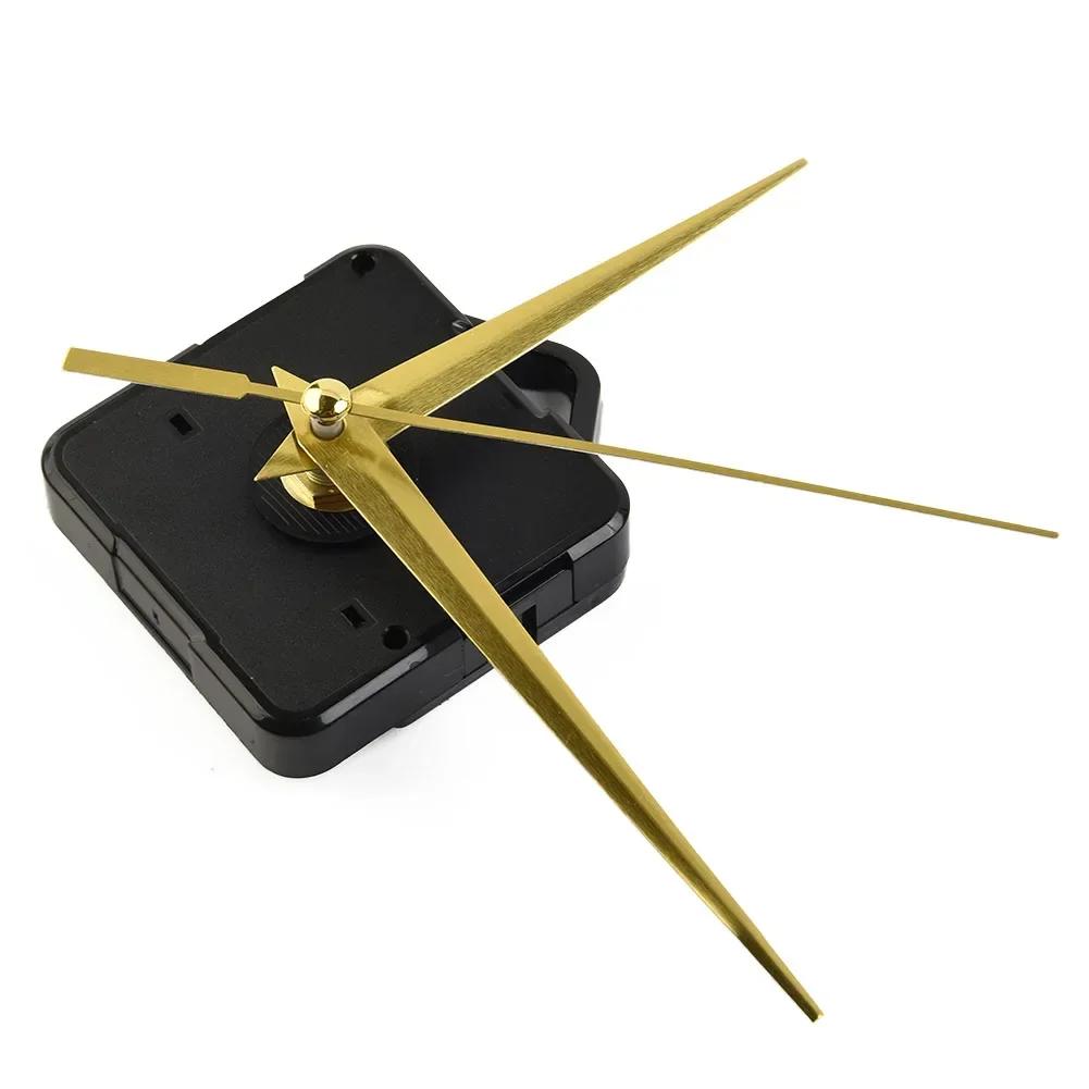 Quartz Clock Silent DIY Quartz Wall Clock Movement Repair Kit With Long Spindle For Clock Making Or Replacement