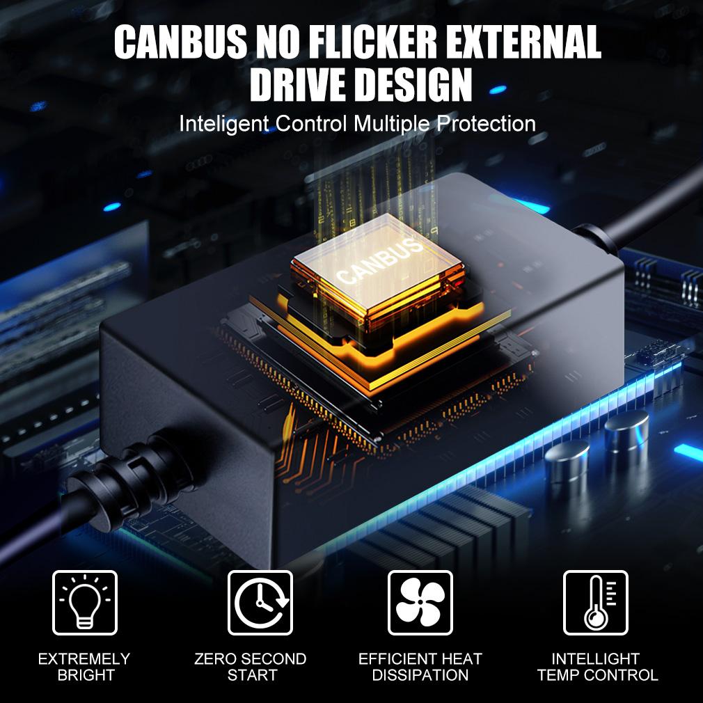 2 шт. 80000LM Canbus H7 H4 светодиодные лампы для фар H8 H11 Led H1 9005 HB3 9006 HB4 9012 HIR2 130 Вт CSP 3570 автомобильные фары 6000K 12 В