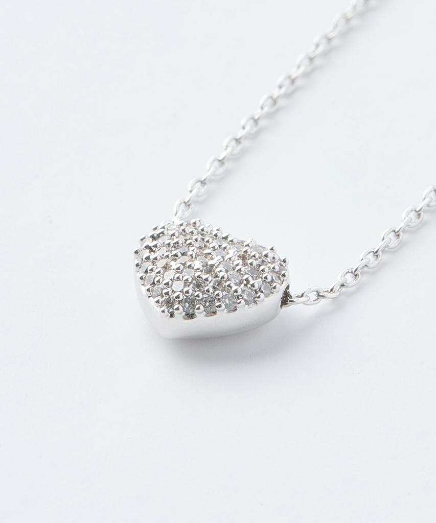 Musinsa Standard Женское Ожерелье Brilliant Heart [Серебро]