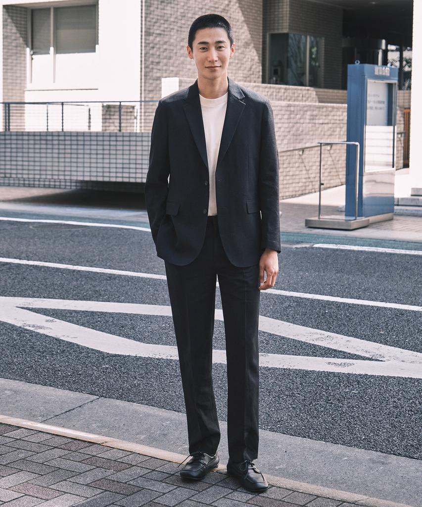 STCO Two-Tone Texture Lightweight Summer Slacks_Navy (Relaxed Fit)_Sepxb31Csn
