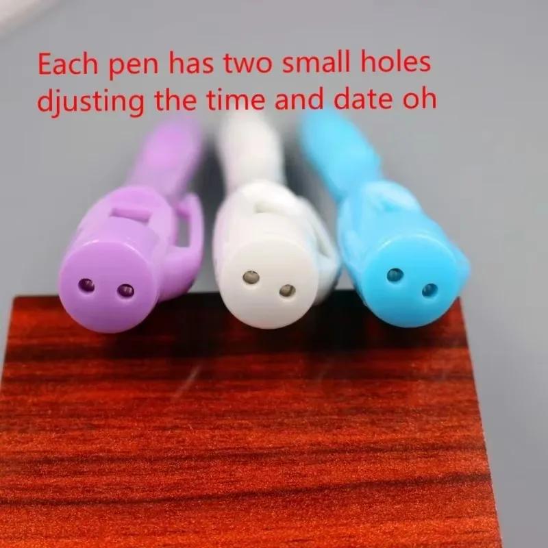 Творческий электронный шарик для часов для офиса, часы, тест, школьные принадлежности, синяя шариковая ручка, корейские канцелярские принадлежности для письма
