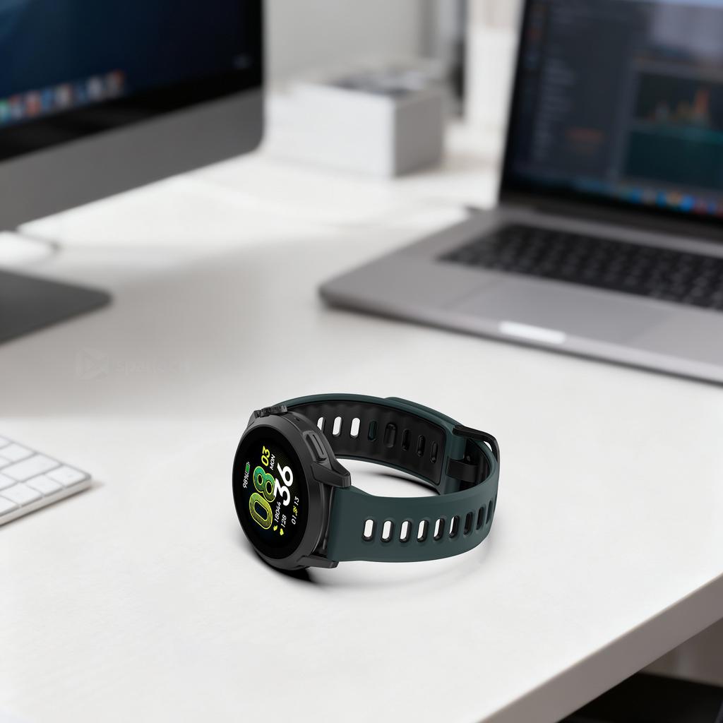 Двухцветный силиконовый ремешок для Coros Pace 4, быстросъемный, дышащий