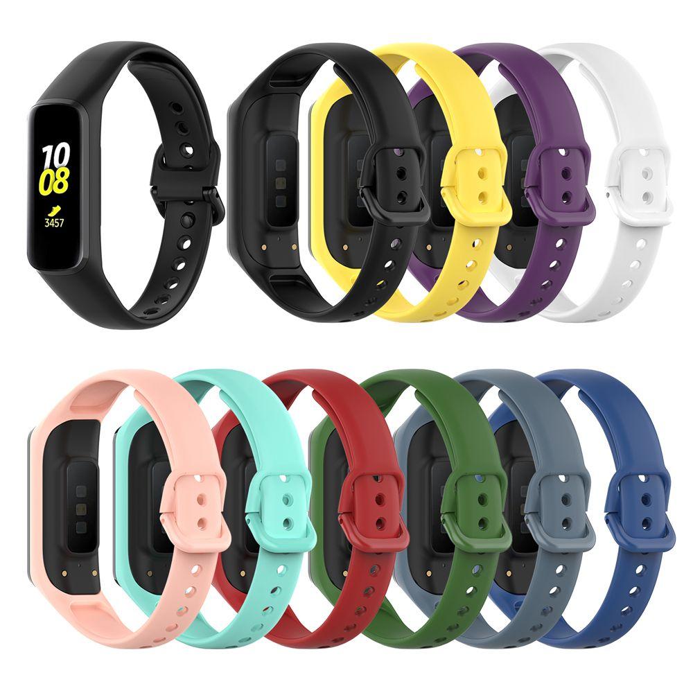Soft Rubber Adjustable Replacement Watch Band Smart Bracelet Fit E Silicone Strap