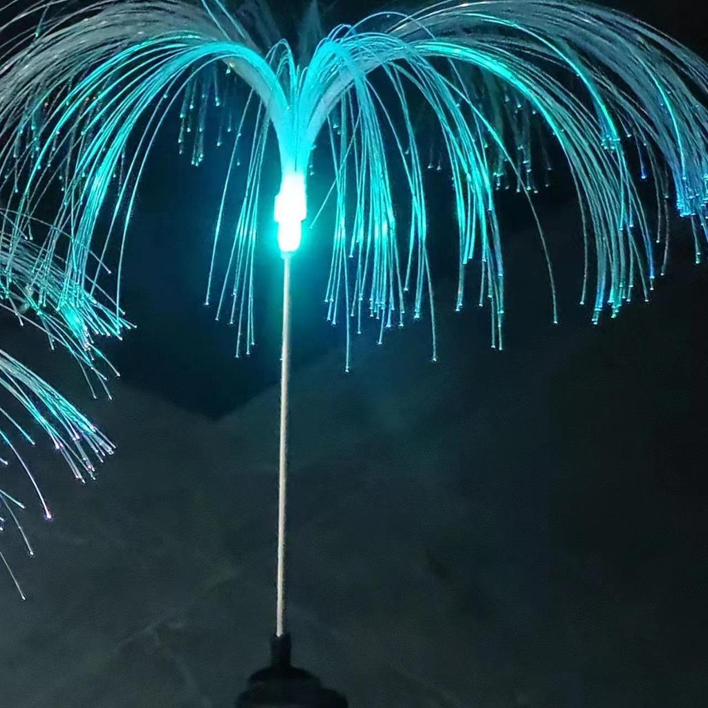 Солнечный газонный светильник в виде медузы: Декоративный уличный светильник-фейерверк для сада и балкона