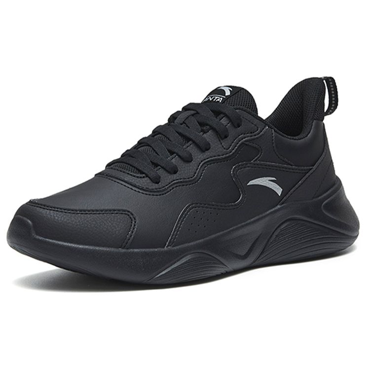 Anta Trendy Comfortable Wear-Resistant Low-Top Running Shoes Men Sneakers Black 912245527-4