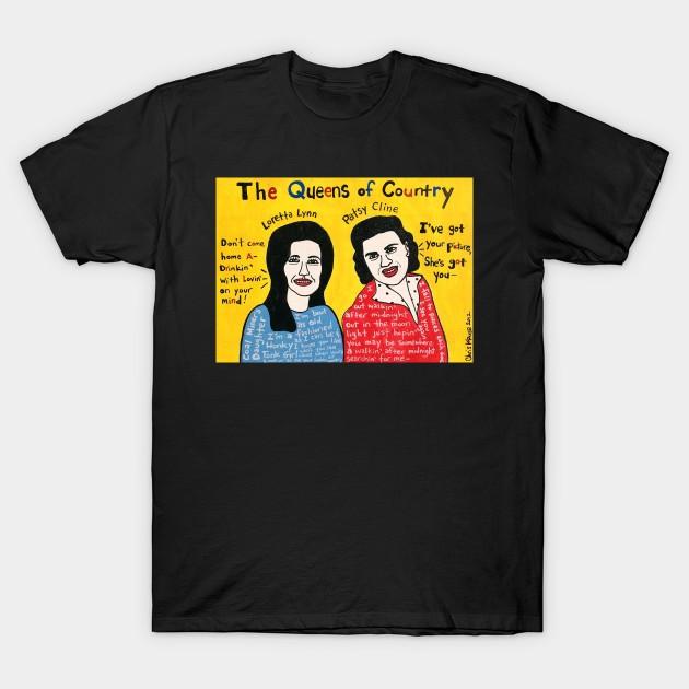 the Queen of Country Music Loretta Lynn Patsy Cline T-Shirt Singin' Again Unisex T-Shirt