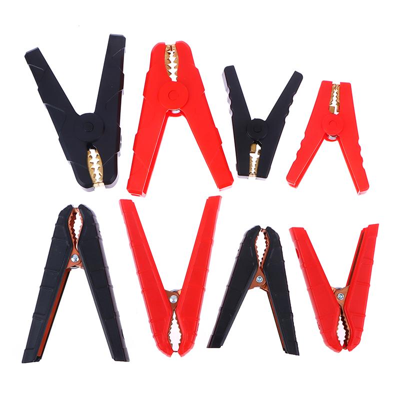 2 шт. 100-500А Сверхмощный зажим типа «крокодил» Клемма Электрическая Аккумуляторная Крокодил Зажим Тестовый Разъем Для Пусковых Кабелей Буст