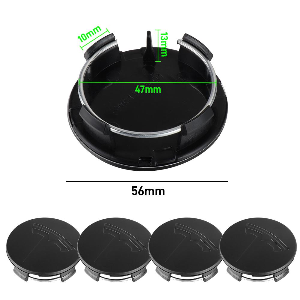 AKZ1 56mm 180mm Car Wheel Center Hub Cap Sticker Logo Cover Accessories For Tesla Model 3 Model Y Model S Model X Cybertruck Coil WYE