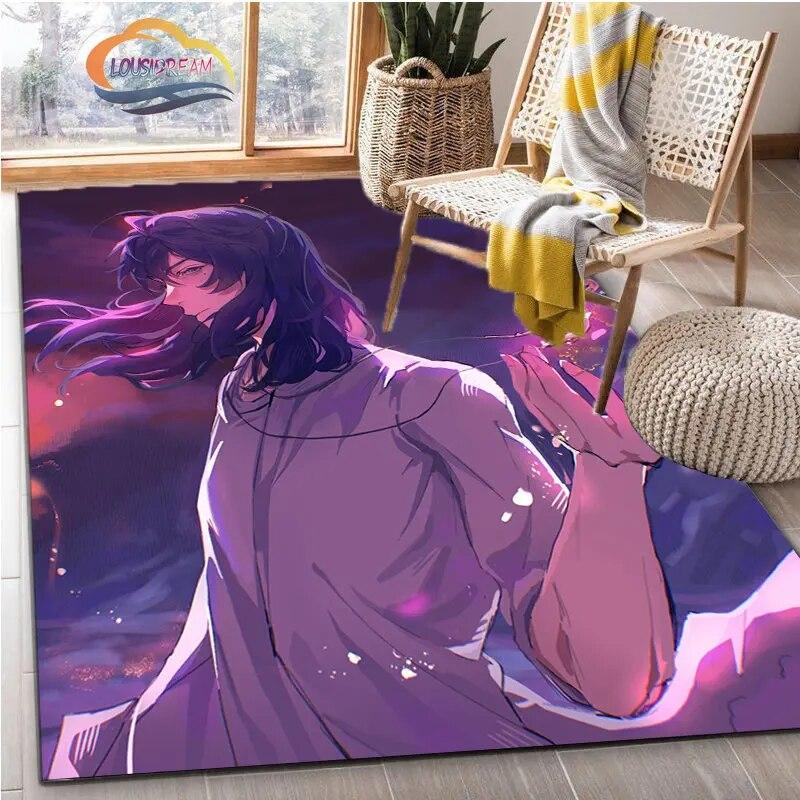 Последний анимированный ковер Suzume Anime 3D печать декоративный коврик для детей и девочек гостиная спальня диван коврик
