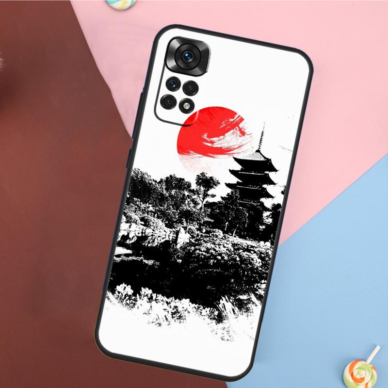 Японский храм Киото Чехол для Xiaomi Redmi Note 13 Pro 14 12 11 9 10 9S 10S 11S 12S Redmi 14C 10C 12C 13C Чехол