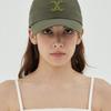 VARZAR VA Curved Logo Nylon Ball Cap Khaki