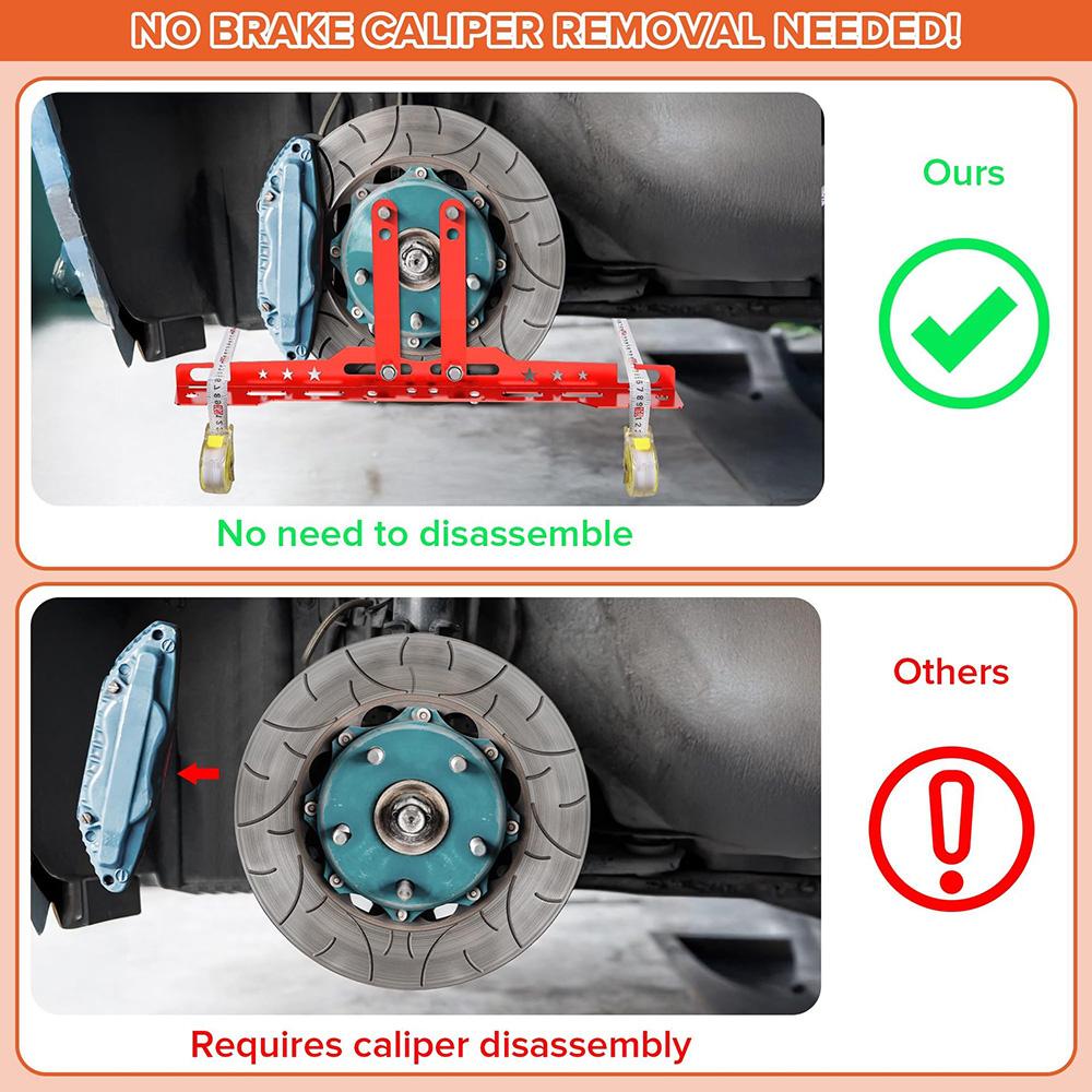 2pcs Heavy Duty Car Wheel Alignment Tool Plates Adjustable Automotive Wheel Leveling Aligner Toe Plates Wheel Balancing Supplies