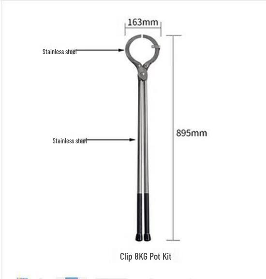 Stainless Steel Crucible and Beaker Tongs for Melting Gold, Silver, and Graphite