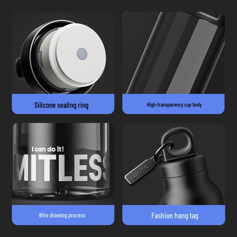 JEKO&JEKO Flexible Sports Shaker Bottle