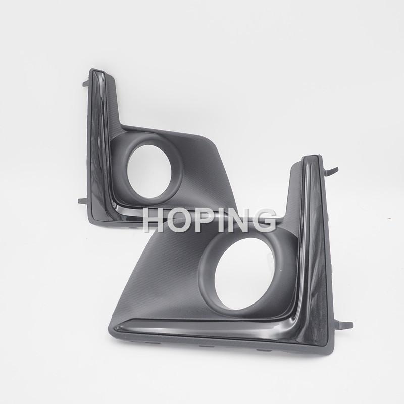 Hoping Front Fog Lamp Cover For Subaru XV Crosstrek 2016-2017 Front Driving Fog Light Decorativ Trim Foglamp Bezel Hood