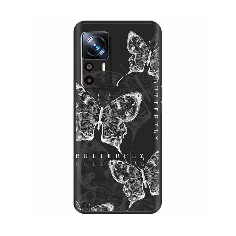 Матовая силиконовая прочная задняя крышка для Xiaomi Mi 12T Pro, мультяшный защитный чехол для телефона Xiaomi Mi12 12T Pro 12s Fundas