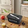 Rectangular Butter Storage Box Plastic Cheese Dish Multi-functional Butter Container  Refrigerator