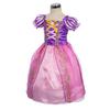 Magic Enchanted Purple Rapunzel Princess Dress Long Bell Sleeve Tutu Dress for Girls