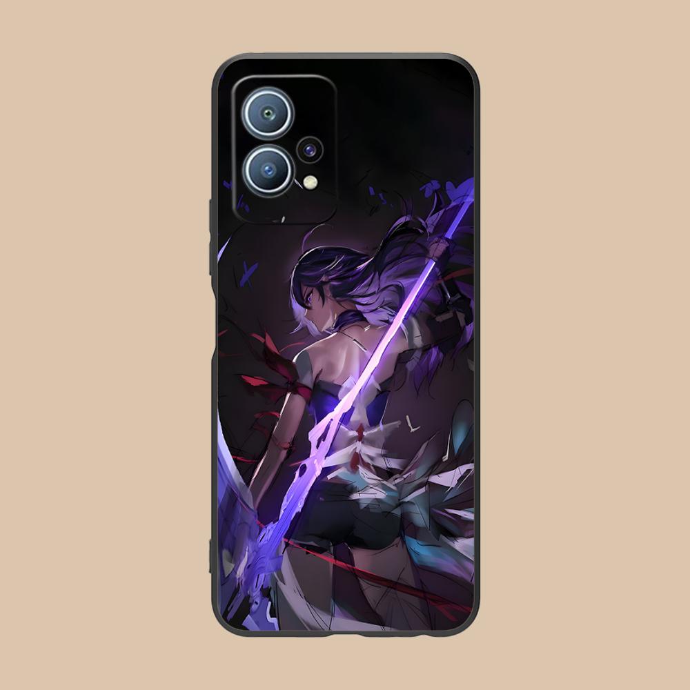 HSR Acheron Матовый ТПУ Чехол для Мобильного Телефона для Huawei P60 P50 P40 P30 P20 P10 P9 P8 Pro Lite Plus Цветной Печатный Чехол