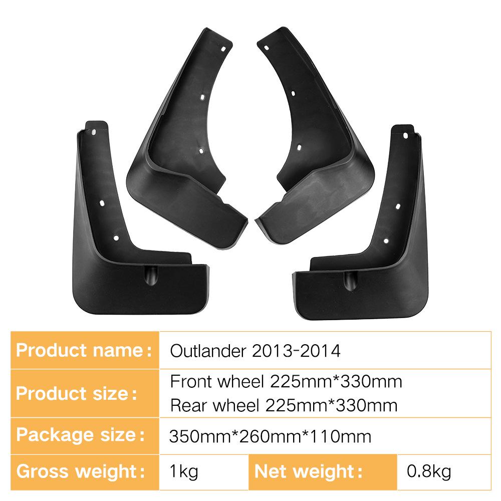 Mitsubishi Outlander 2015-2019 Cross-Border Fender Skin Mod для моделей 13-14