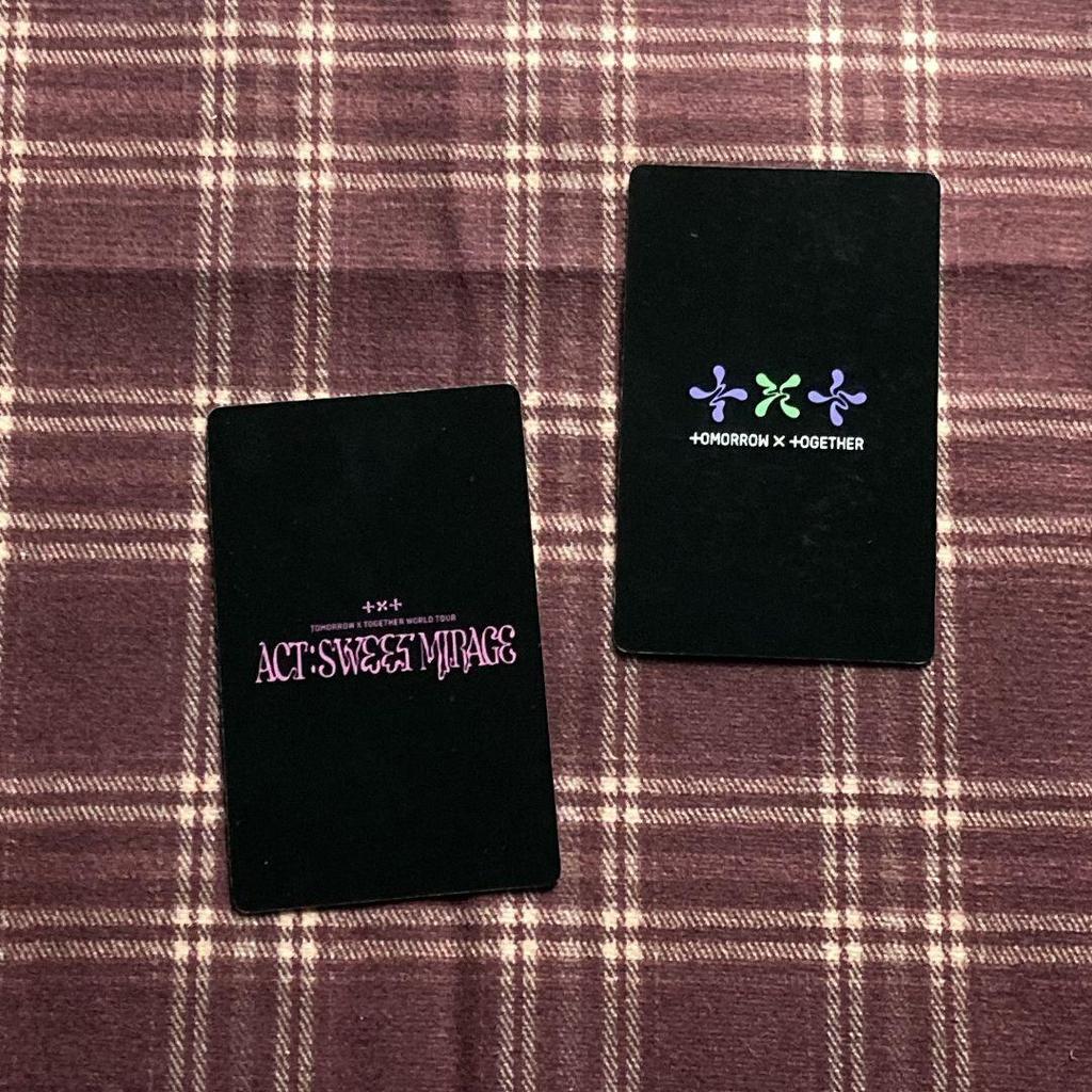 [USED] TXT Soobin SWEET 2-day limited time trading card set of 2