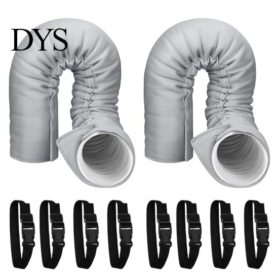 Durable Exhaust Hose Thermal Sleeve Portable Air Conditioner Insulation Sleeve, 59 Inch Universal Duct Wrap for Flexible Heat Shield 5-5.9 Hoses,