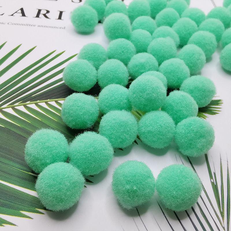 Разноцветные эластичные помпоны для поделок своими руками для детей - плюшевые, красочные шарики для творческих проектов и украшений