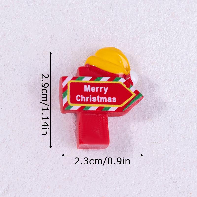 1PC Creativity DIY Resin Ornaments Micro Landscape Gift Mini Accessories Christmas Decorations Adorn