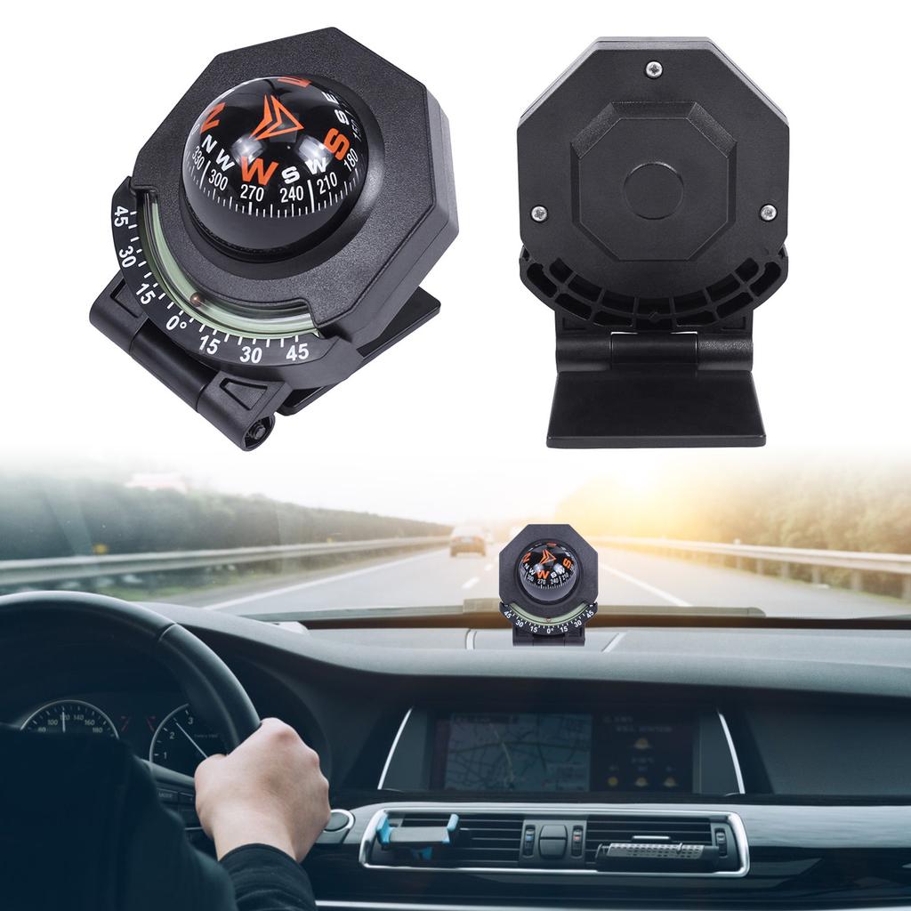 Versatile Illuminated Guide Automotive Compasses Vehicle Navigation for Vehicles Boats Perfect for Outdoor Enthusiasts
