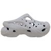 Crocs Женская обувь, шлепанцы на толстой подошве в клетку с круглым носком, серые 211141-GREY