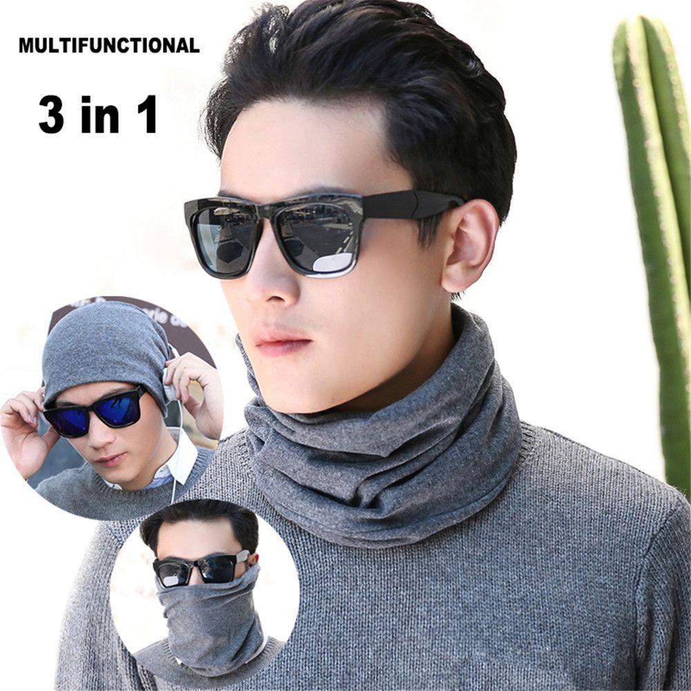 Mask Magic Scarf Windproof Neck Balaclava Neck Warmer Face Cover Collar Scarves Knitted Scarf