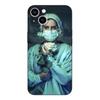 Black Tpu Case For oneplus 8 pro 8t 9 9R Nord 2 ce N10 N100 N200 4G 5G  nursing art drawing