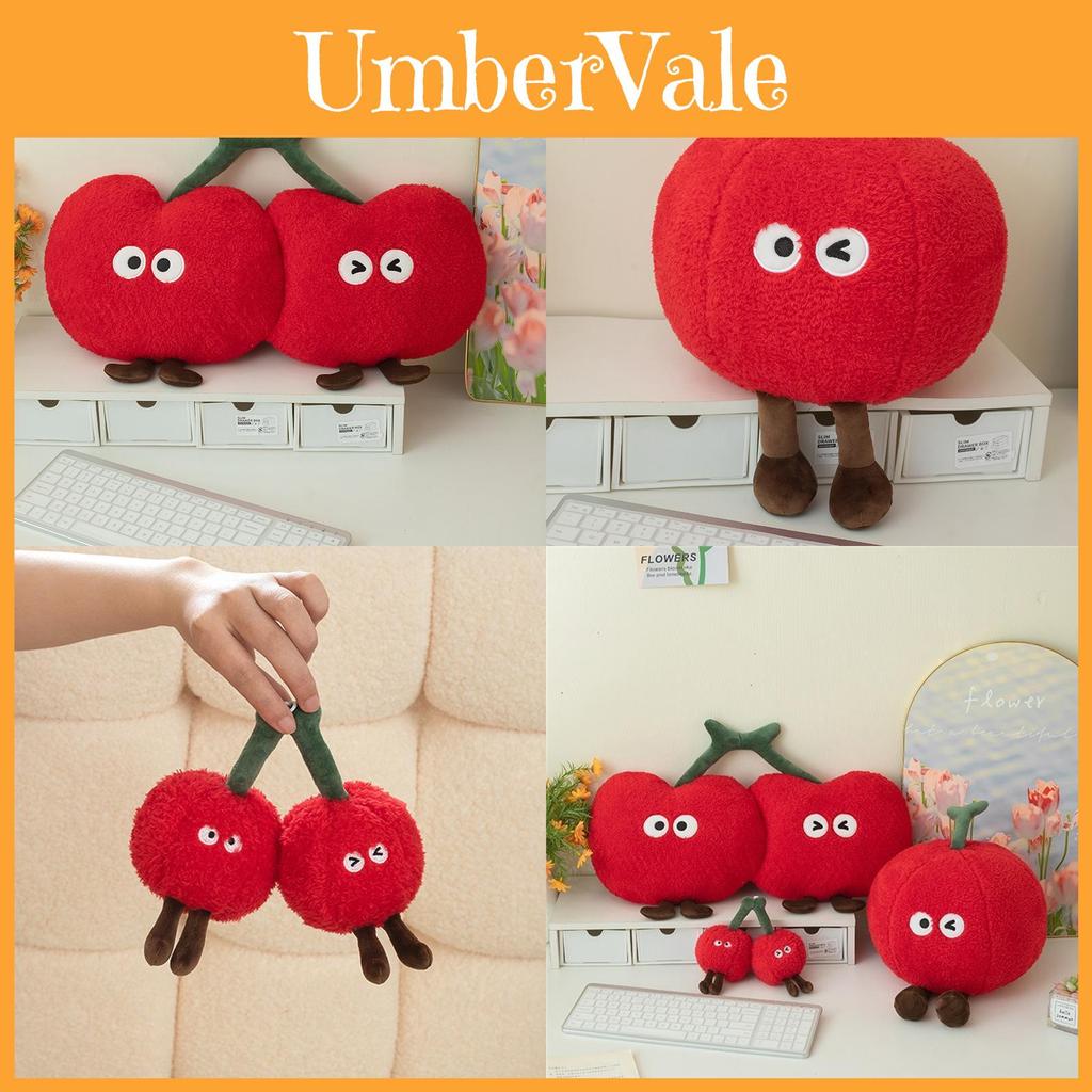 Cherry Character Plush Doll Pillow Doll And Keychain For Gift And Collection
