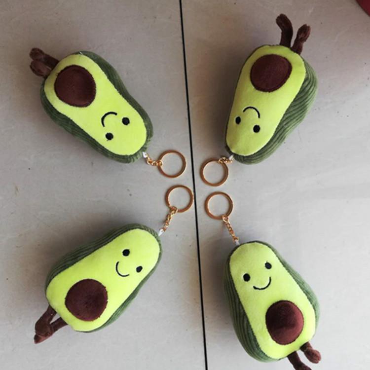 Милая плюшевая игрушка-брелок с авокадо для подростков из мягкой кристальной ткани