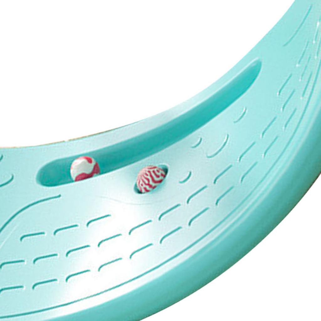 Kids Rocker Board Plastic Load Bearing 50kg 110.2lb Children S Wobble Board for Exercise Indoor Birthday Gift