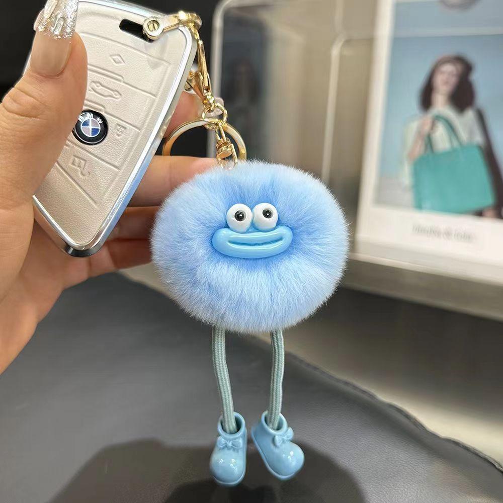 Милые Плюшевые Игрушки с Большими Глазами Брелок Мультяшные Брикеты Брелок Брикеты Брелок-Подвеска для Машины Корейский Плюшевый Подвеска для Школьной Сумки